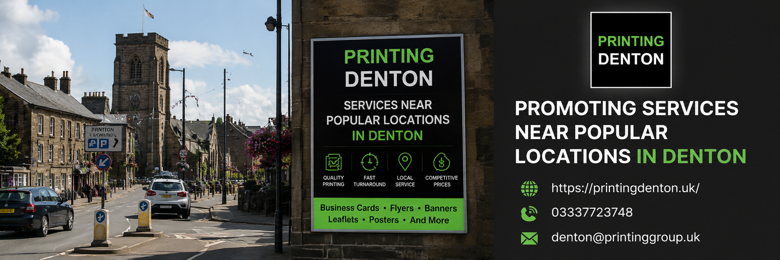 Promoting Services Near Popular Locations in Denton